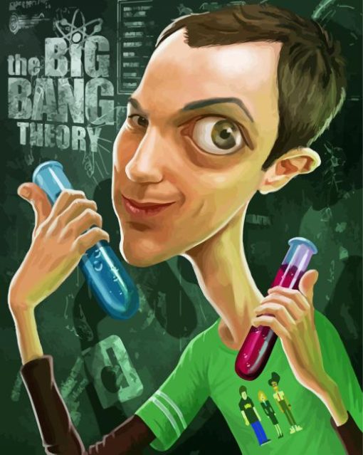 The Bing Bang Theory Sheldon Cooper Diamond Painting Art