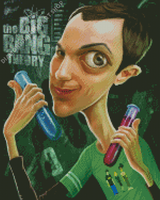 The Bing Bang Theory Sheldon Cooper Diamond Painting Art