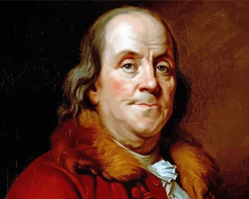 Vintage Benjamin Franklin Diamond Painting Art