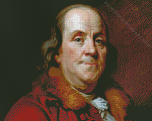 Vintage Benjamin Franklin Diamond Painting Art