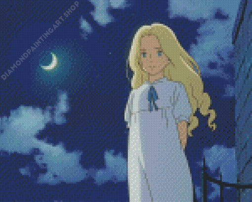 When Marnie Was There Character Diamond Painting Art