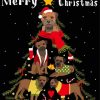 Border Terrier Christmas Tree Diamond Painting Art