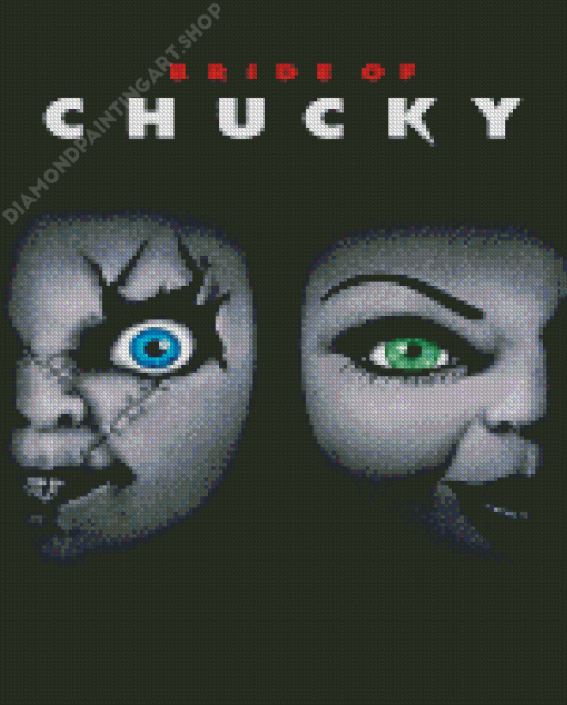 Bride Of Chucky Movie Poster Diamond Painting Art