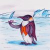Butler Penguin Diamond Painting Art