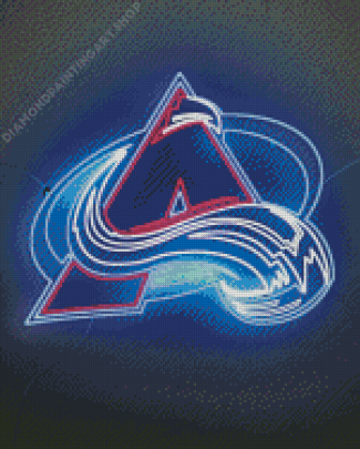 Colorado Avalanche Logo Diamond Painting Art