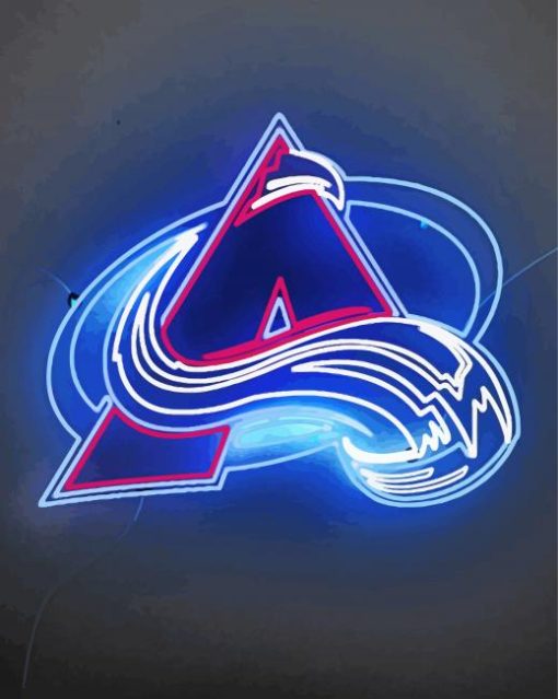 Colorado Avalanche Logo Diamond Painting Art