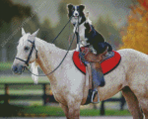 Dog And Horse Friends Diamond Painting Art