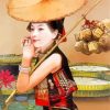 Girl In China Dress Art Diamond Painting Art