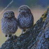 Hawks In A Forest Diamond Painting Art