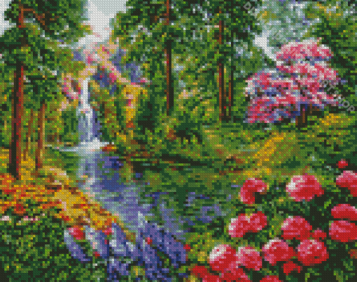 Heavens Gardens Art Diamond Painting Art