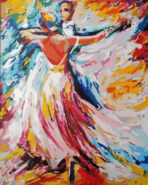 Impressionism Couple Dancing Diamond Painting Art