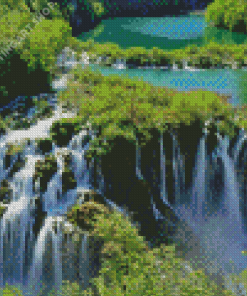 JEZERA Waterfalls Diamond Painting Art
