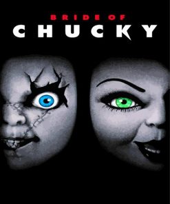 Bride Of Chucky Movie Poster Diamond Painting Art