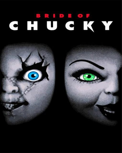 Bride Of Chucky Movie Poster Diamond Painting Art