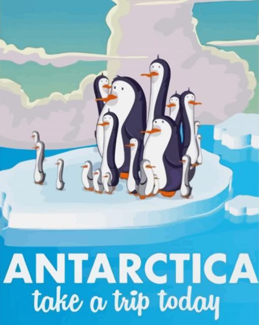 Cool Antarctica Poster Diamond Painting Art