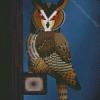 Cool Long Eared Owl Diamond Painting Art