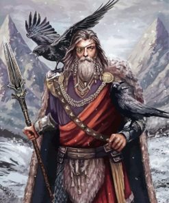 Cool Odin Viking Diamond Painting Art