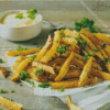 Crispy French Fries Diamond Painting Art