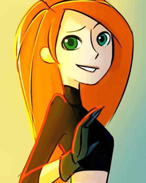 Cute Kim Possible Diamond Painting Art