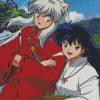 Cute Inuyasha And Kagome Diamond Painting Art