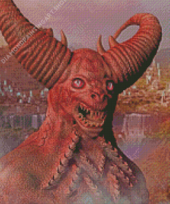 Demon From The Hell Diamond Painting Art