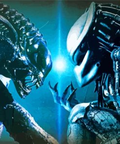 Aliens VS Predator Diamond Painting Art