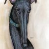 Black Greyhound Diamond Painting Art