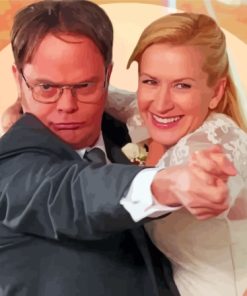 Dwight And Angela Diamond Painting Art