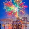 Fireworks In Boothbay Harbour Diamond Painting Art