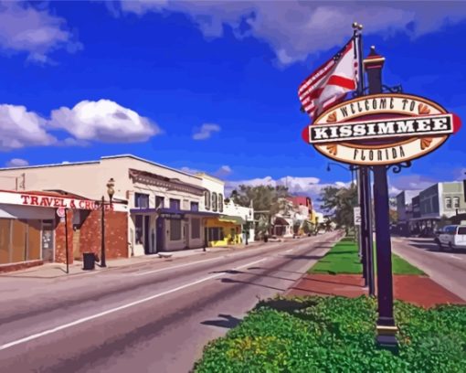 Florida Kissimmee Diamond Painting Art