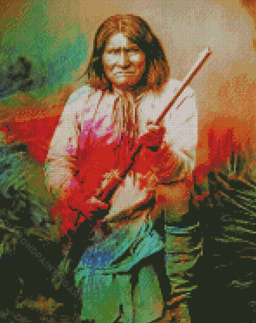 Geronimo Art Diamond Painting Art