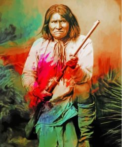 Geronimo Art Diamond Painting Art