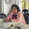 Girl With Peaches Serov Diamond Painting Art