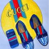 Gucci Shoes Diamond Painting Art