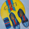 Gucci Shoes Diamond Painting Art