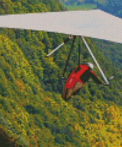 Hang Gliding Air Sport Diamond Painting Art