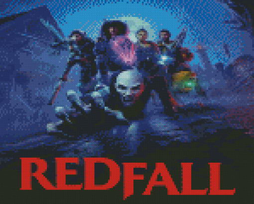 Redfall Video Game Diamond Painting Art