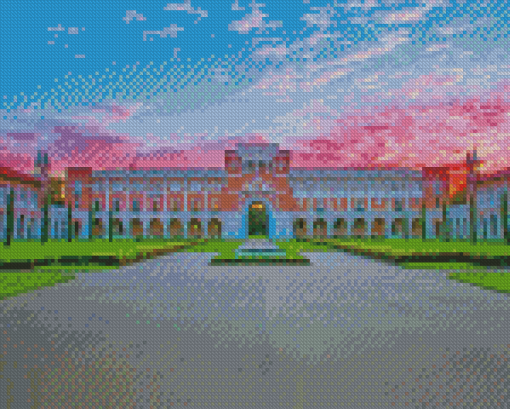 Rice University Diamond Painting Art