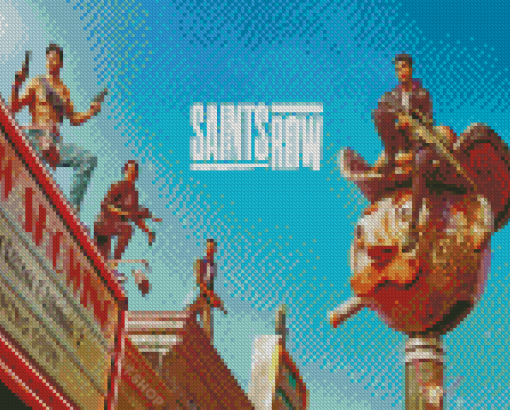 Saints Row Video Game Diamond Painting Art