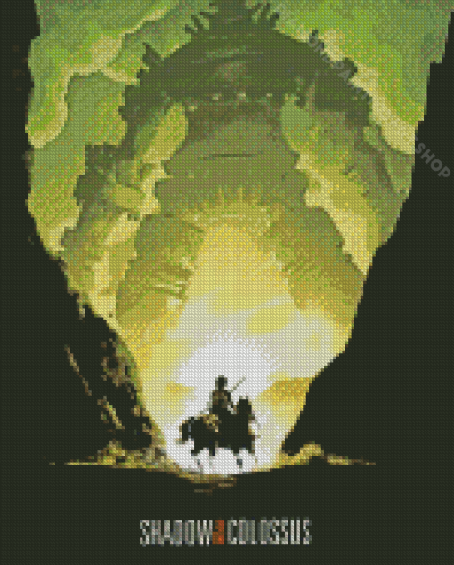 Shadow Of Colossus Game Diamond Painting Art