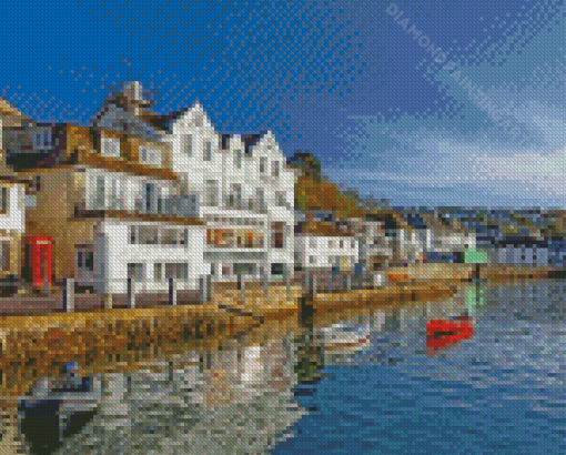 St Mawes Harbour Diamond Painting Art