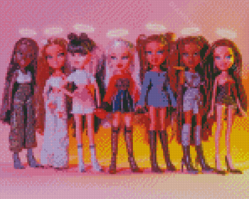 The Bratz Dolls Diamond Painting Art