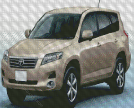 Toyota Vanguard Car Diamond Painting Art