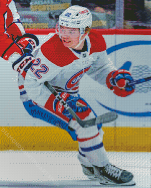 Aesthetic Cole Caufield Habs Diamond Painting Art