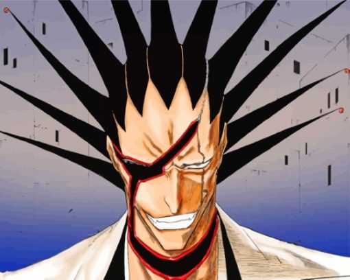 Aesthetic Kenpachi Diamond Painting Art