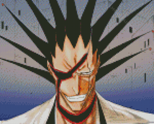 Aesthetic Kenpachi Diamond Painting Art