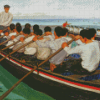 Aesthetic Rowing Diamond Painting Art