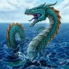 Aesthetic Water Dragon Diamond Painting Art