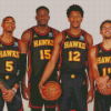 Atlanta Hawks Players Diamond Painting Art