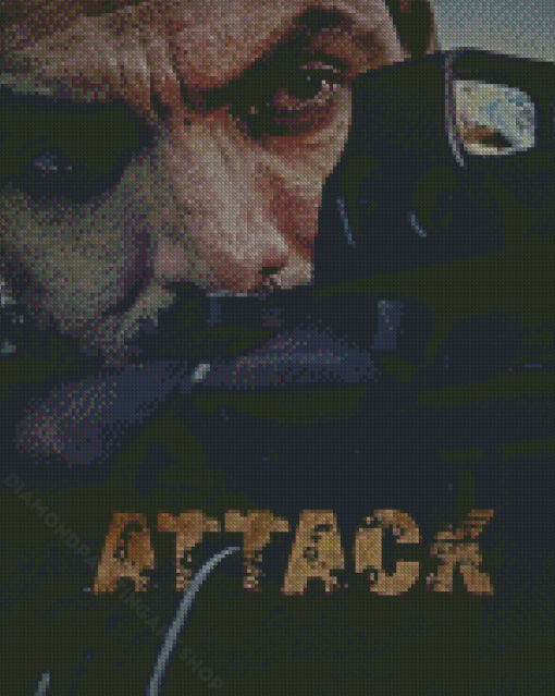 Attack Movie Poster Diamond Painting Art
